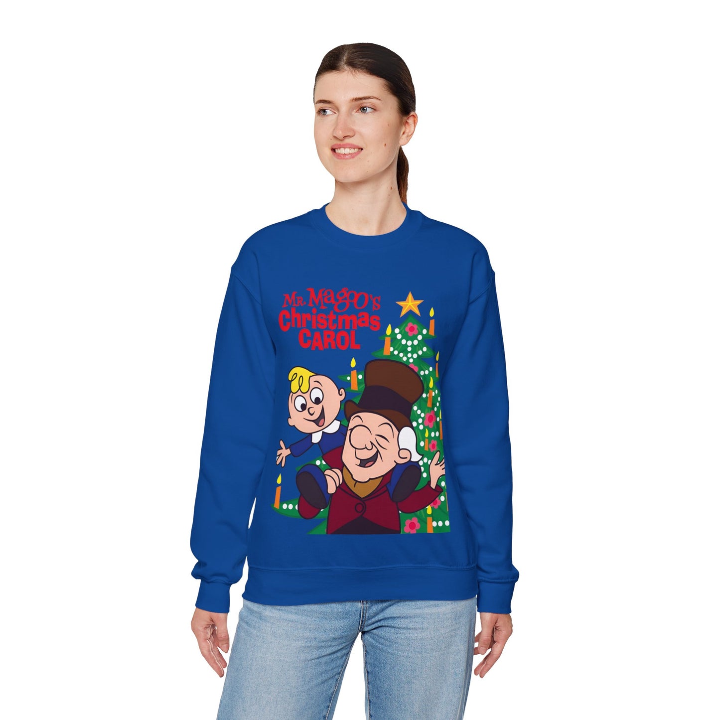 Mr. Magoo's Christmas Carol Crewneck Sweatshirt - UPA 1960s TV Holiday Special