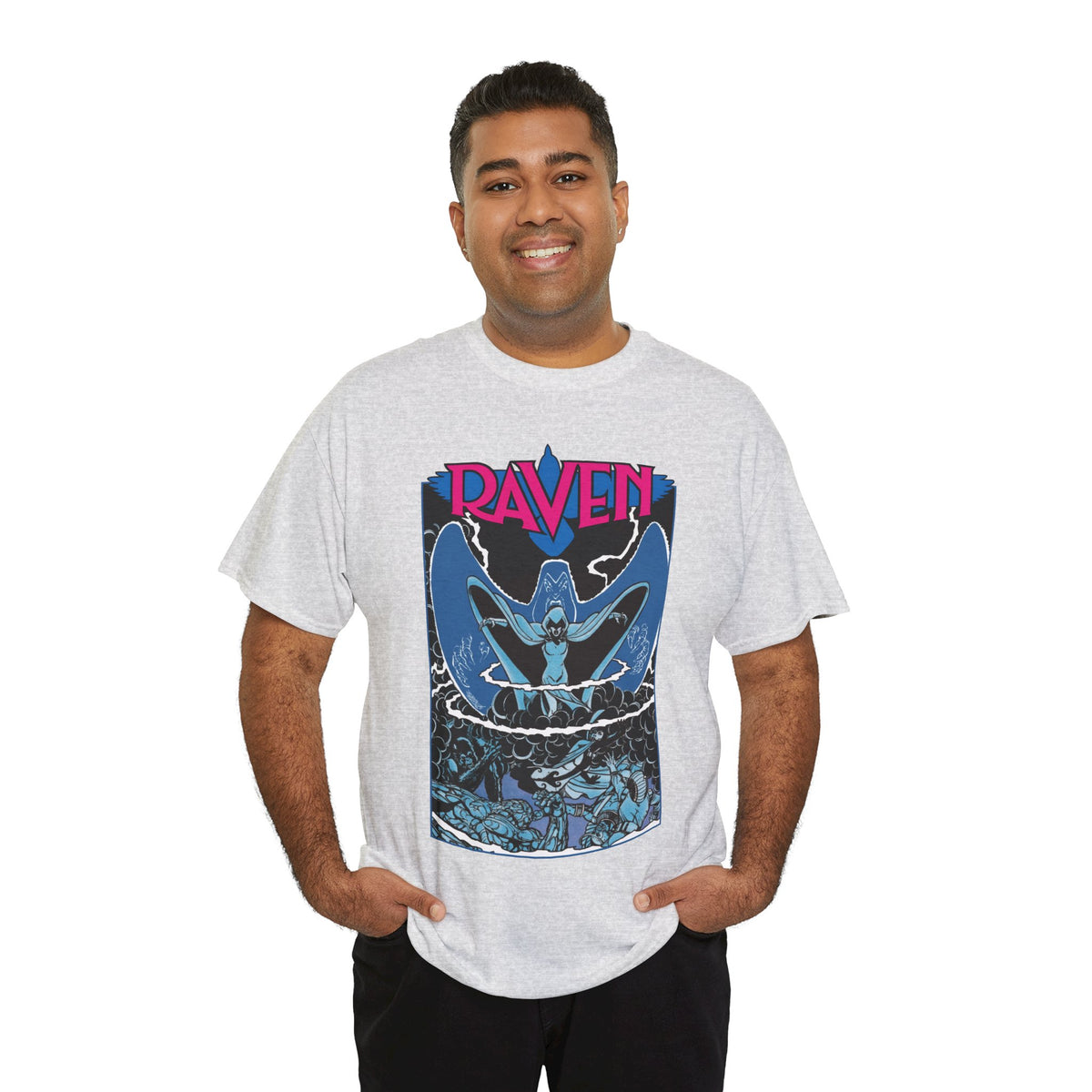 Raven T-Shirt - George Perez Art - New Teen Titans, Trigon - DC Comics