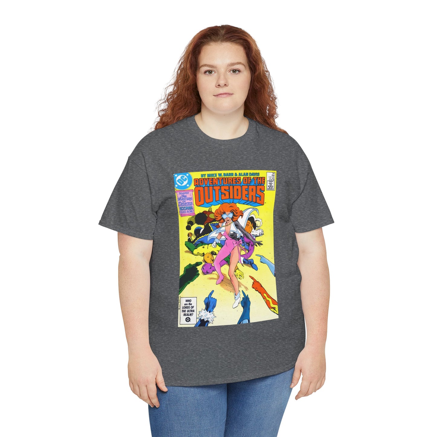 Adventures of the Outsiders #34 T-Shirt - Alan Davis Art - DC Comics