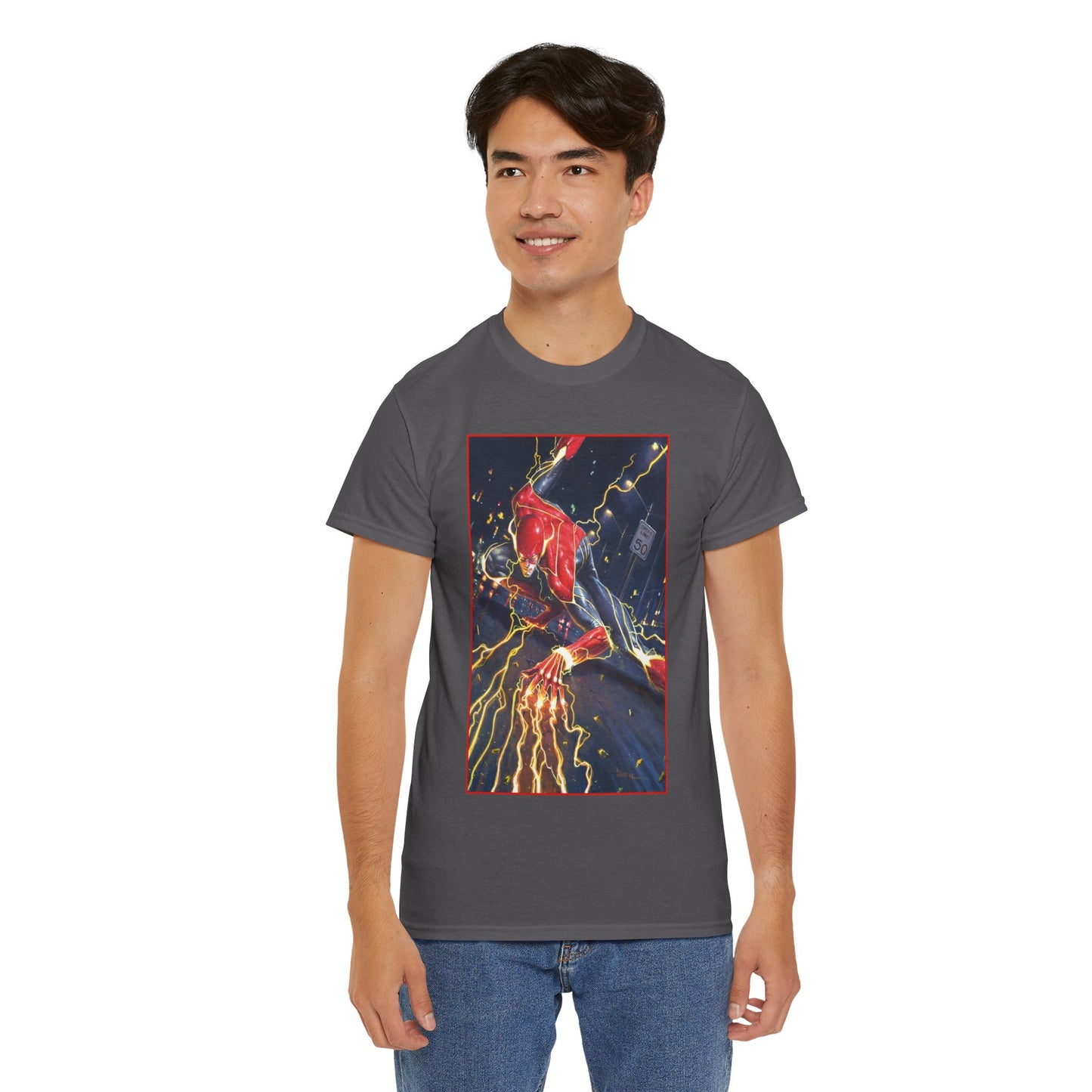 Flash T-Shirt - Davide Paratore Art - DC Comics