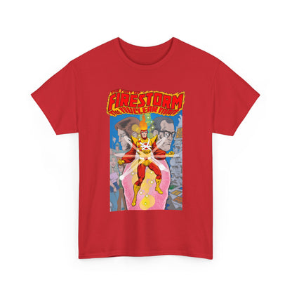 Fury of Firestorm T-Shirt - Pat Broderick Art - The Nuclear Man - Ronnie Raymond, Professor Martin Stein - DC Comics