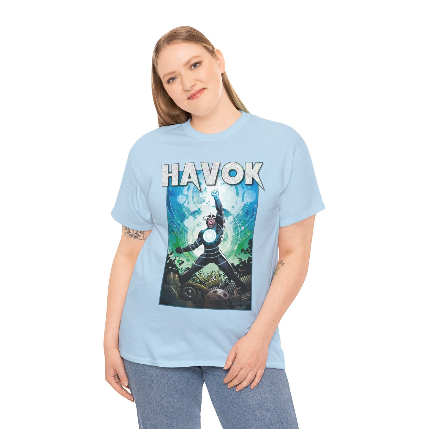 Havok T-Shirt - Greg Land Art - Alex Summers - X-Men, X-Factor Member & Leader - Mutant Hero - Brother to Scott Summers, Cyclops - Marvel Comics