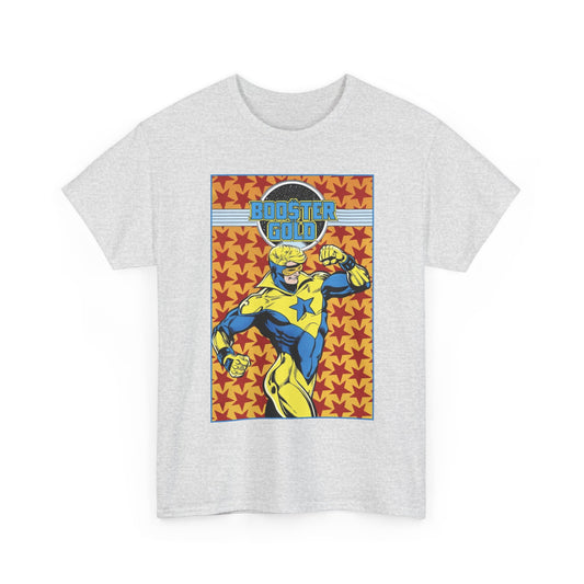 Booster Gold T-Shirt - Dan Jurgens Art - JLI Member - DC Comics