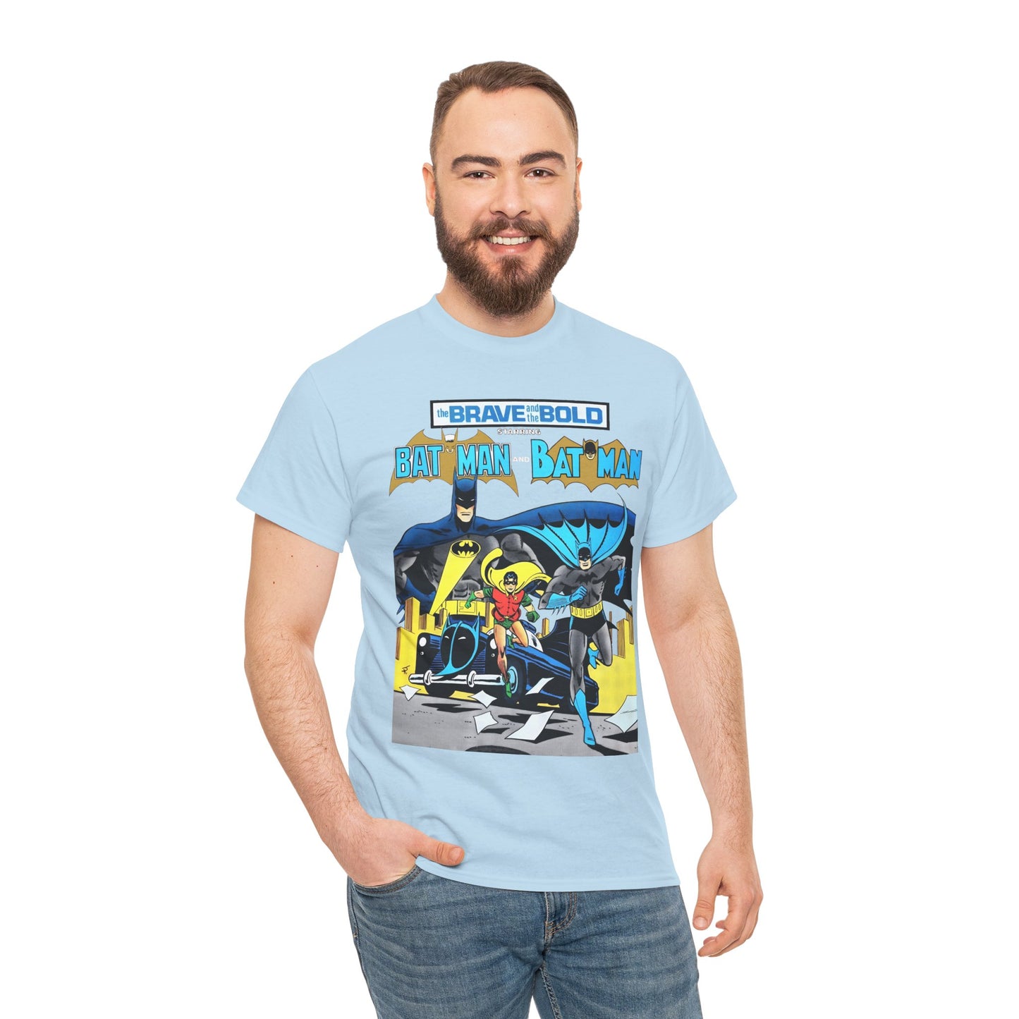 Brave & Bold #200 T-Shirt - Jim Aparo Art - Golden Age & Bronze Age Batman Team-Up - DC Comics