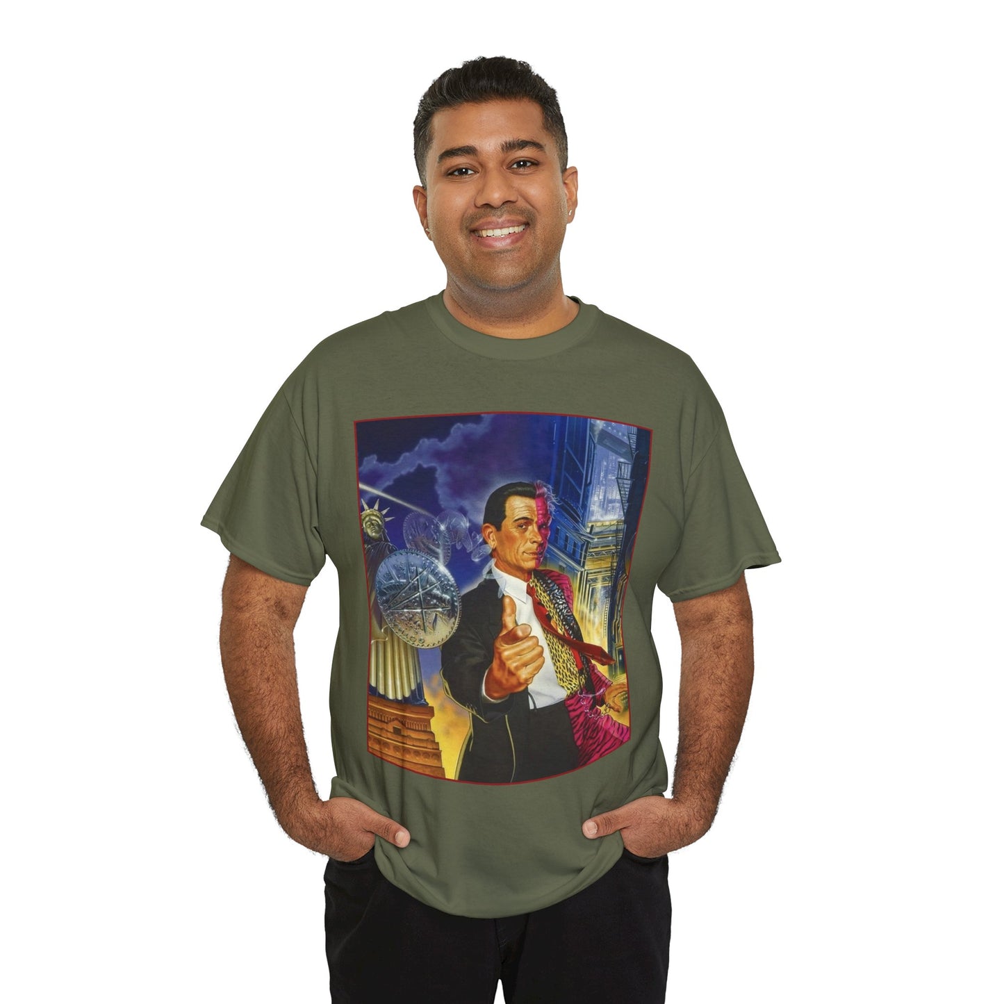 Two-Face T-Shirt - 90s Batman Movie Art - DC Comics