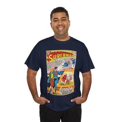 Superman #162 T-Shirt - Superman Blue & Red - Classic Silver Age Imaginary Story - DC Comics