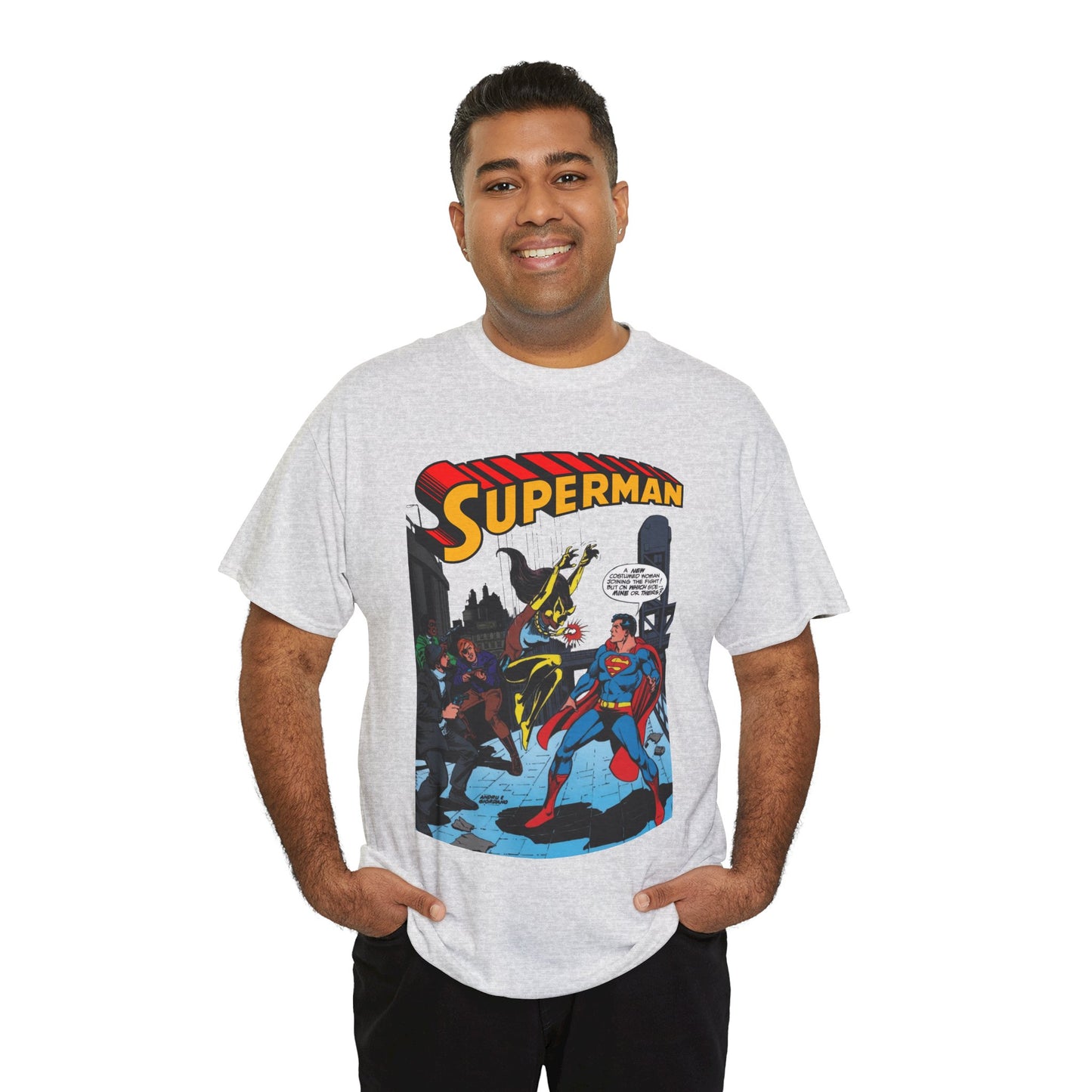 Superman T-Shirt - Ross Andru Art - First Appearance of Vixen in Action Comics #521 - DC Comics