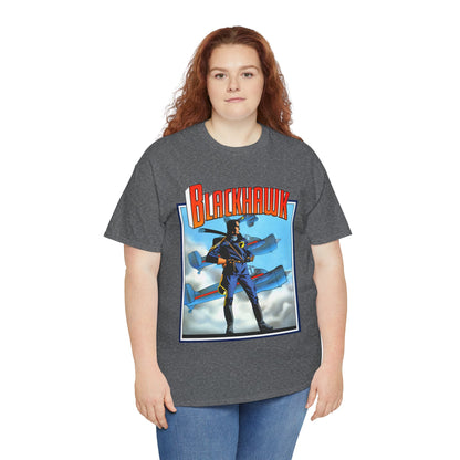 Blackhawk T-Shirt - Howard Chaykin Art - World War II Anti-Nazi Ace Pilots - DC Comics