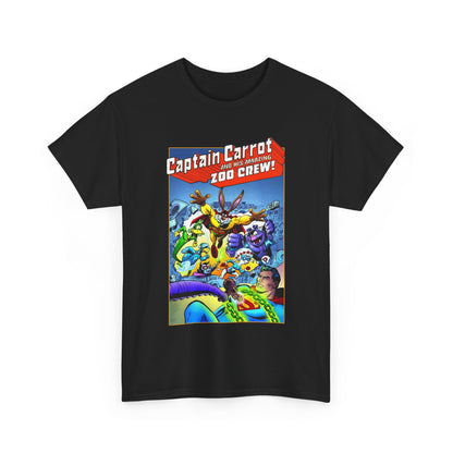 Captain Carrot & Zoo Crew T-Shirt - DC Comics Bronze Age Funny Animals, Superman Guest Star - 1980s