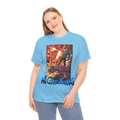 Nightwing & Spoiler T-Shirt - Jonboy Meyers Art - Gotham City & Bludhaven - DC Comics