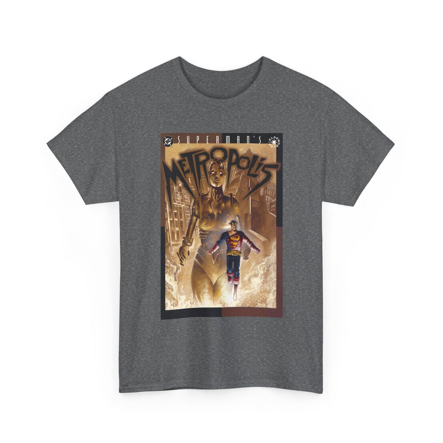 Superman's Metropolis T-Shirt - Ted McKeever Art - Elseworlds Art Based on Fritz Lang's Movie - DC Comics