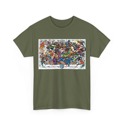 Avengers T-Shirt - George Perez Art - Poster Art of Basically Every Avenger - Marvel Comics