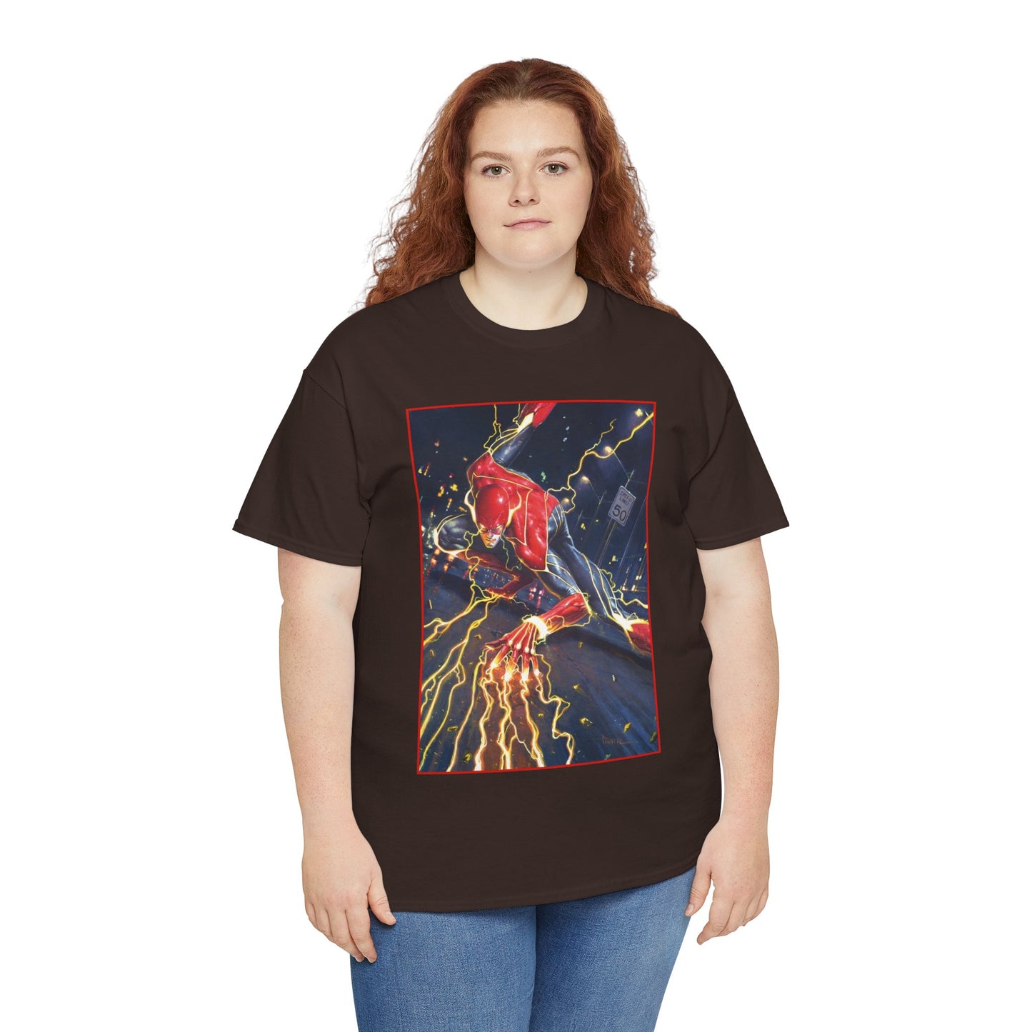 Flash T-Shirt - Davide Paratore Art - DC Comics