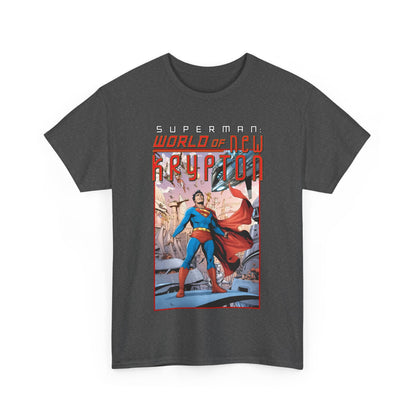 Superman World of New Krypton T-Shirt - Gary Frank Art - Popular DC Comics Storyline - Kal-El