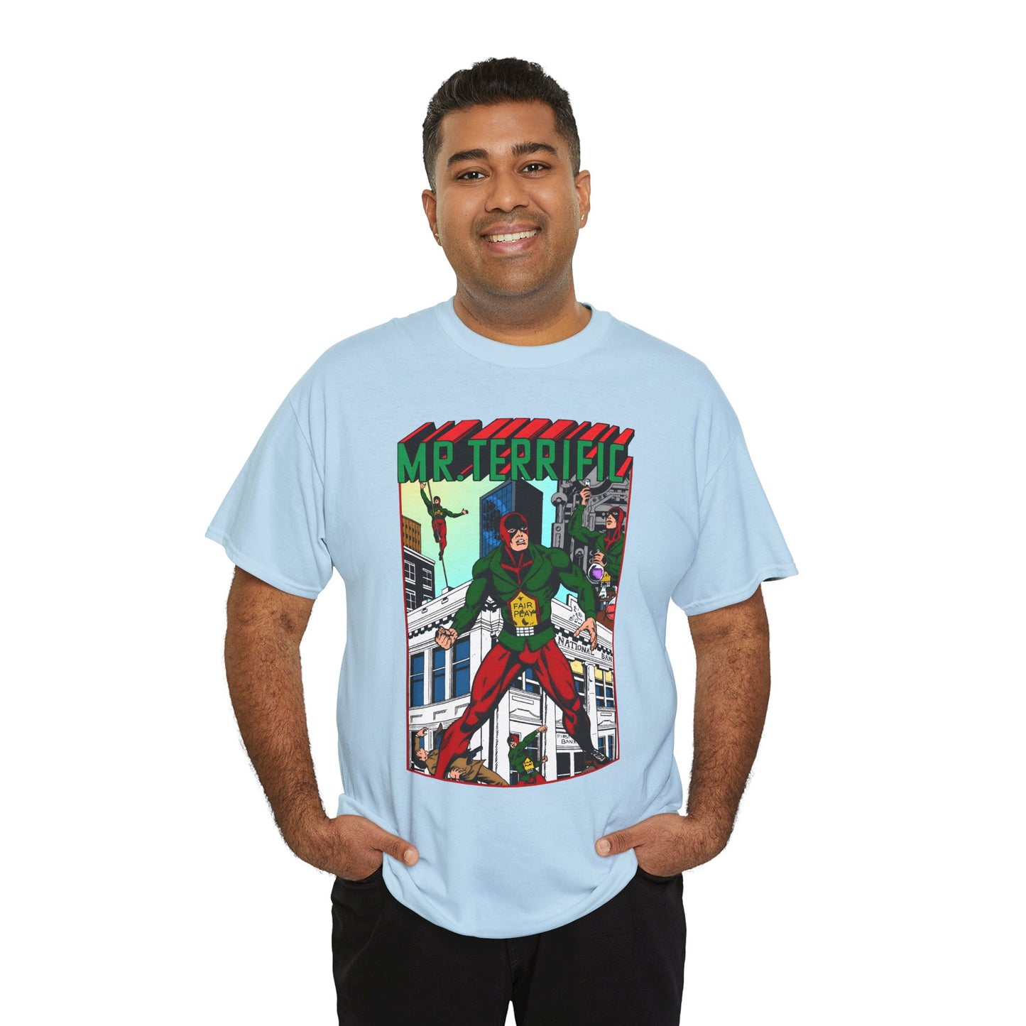 Mr Terrific T-Shirt - JSA Member - Golden Age Hero - DC Comics