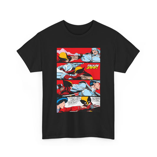 Wolverine Vs Silver Samurai Fight Page 3 T-Shirt - Uncanny X-Men #173 - Marvel Comics