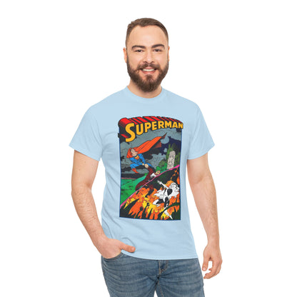 Superman T-Shirt - Mike Mignola Art - Vs Silver Banshee - DC Comics