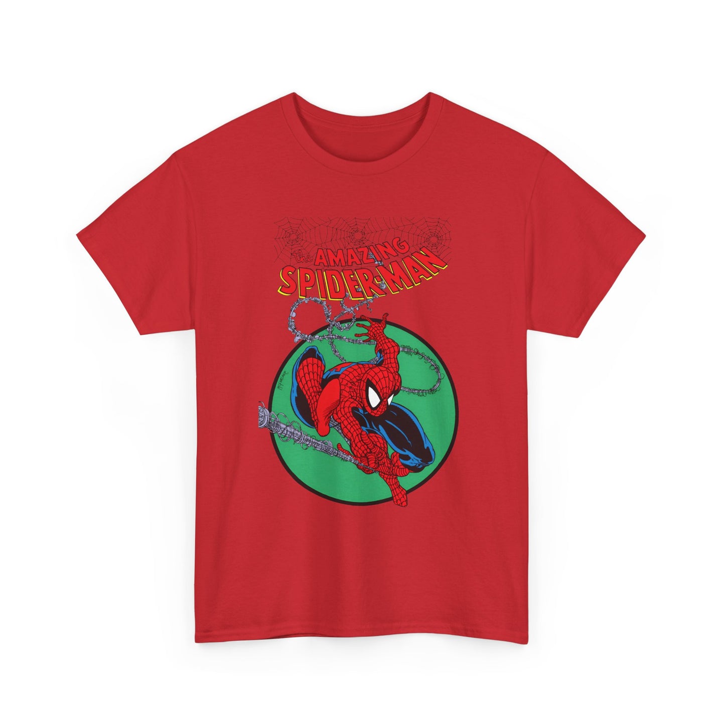 Amazing Spider-Man T-Shirt - Todd McFarlane Art - Cover to Issue #301 - Peter Parker, Web-Slinger - Marvel Comics