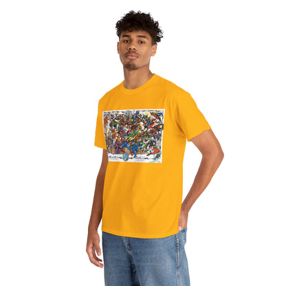 Avengers T-Shirt - George Perez Art - Poster Art of Basically Every Avenger - Marvel Comics