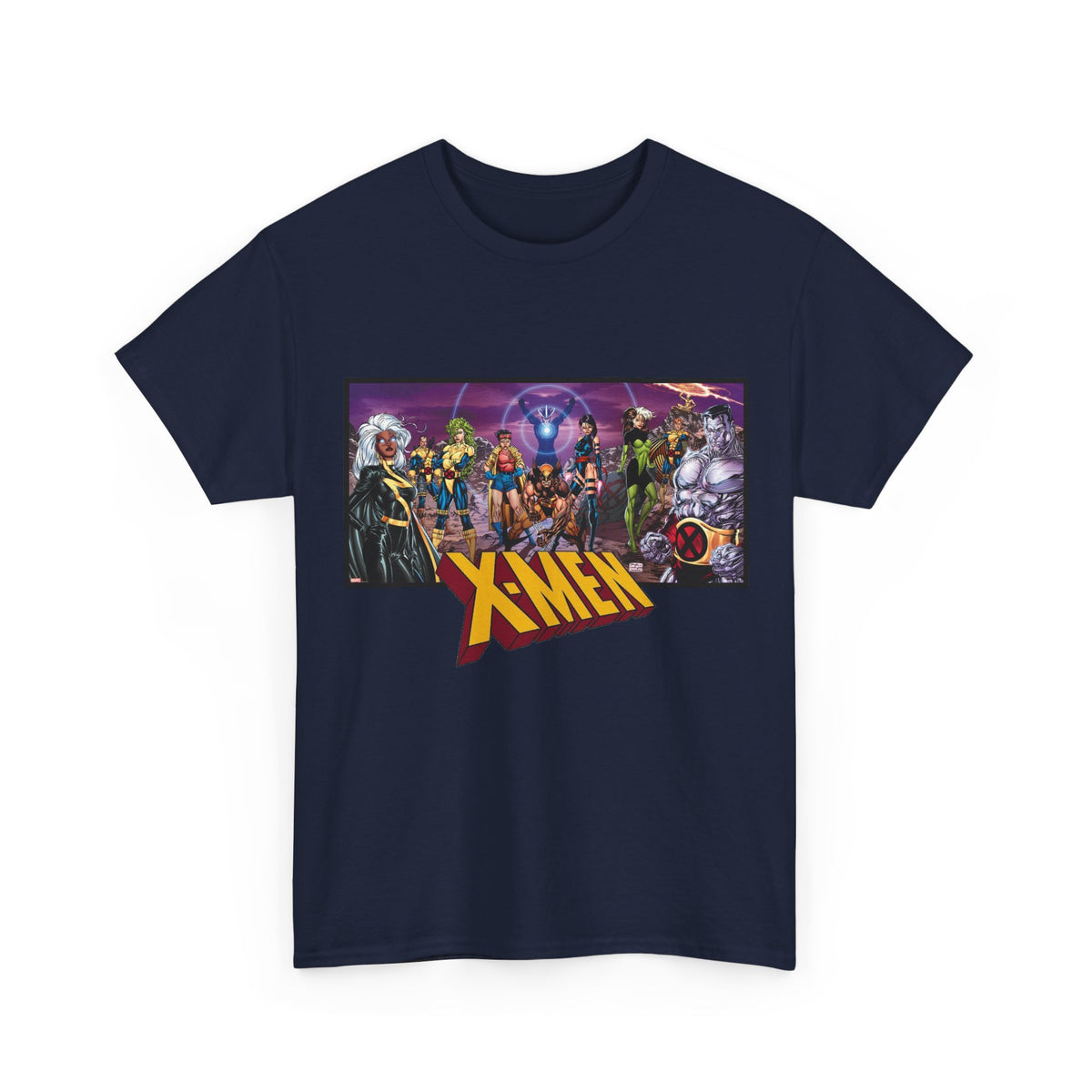 X-Men T-Shirt - Jim Lee Art - Wolverine, Storm, Colossus, Psylocke, Rogue, Forge - Marvel Comics