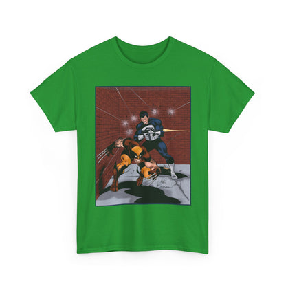 Wolverine & Punisher T-Shirt - John Buscema Art - Marvel Comics