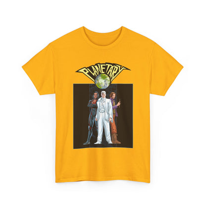 Planetary T-Shirt -  - John Cassaday Art - The Drummer, Jakita Wagner & Elijah Snow - DC Comics/Wildstorm