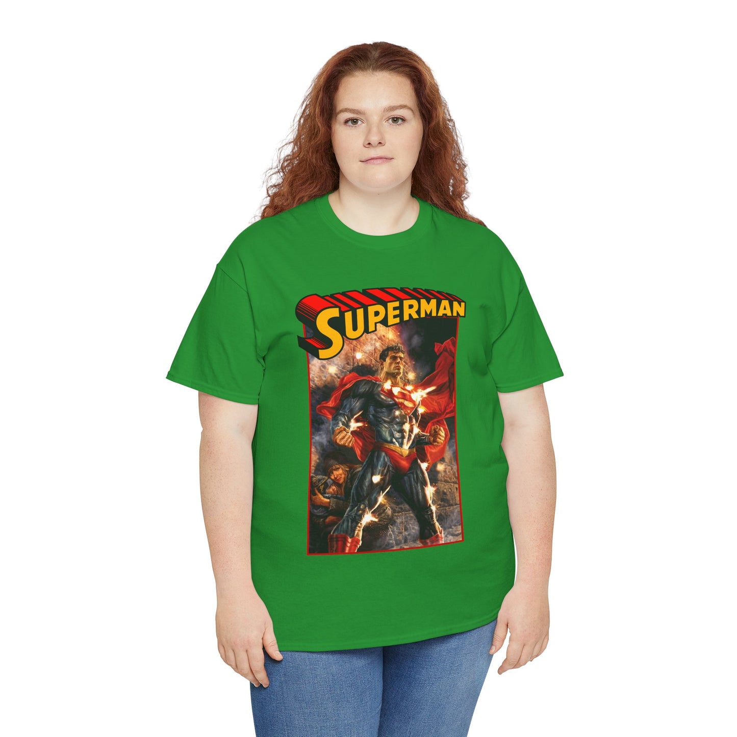 Superman T-Shirt - Lee Bermejo Art - Action Comics Variant Cover - Man of Steel, Metropolis - DC Comics
