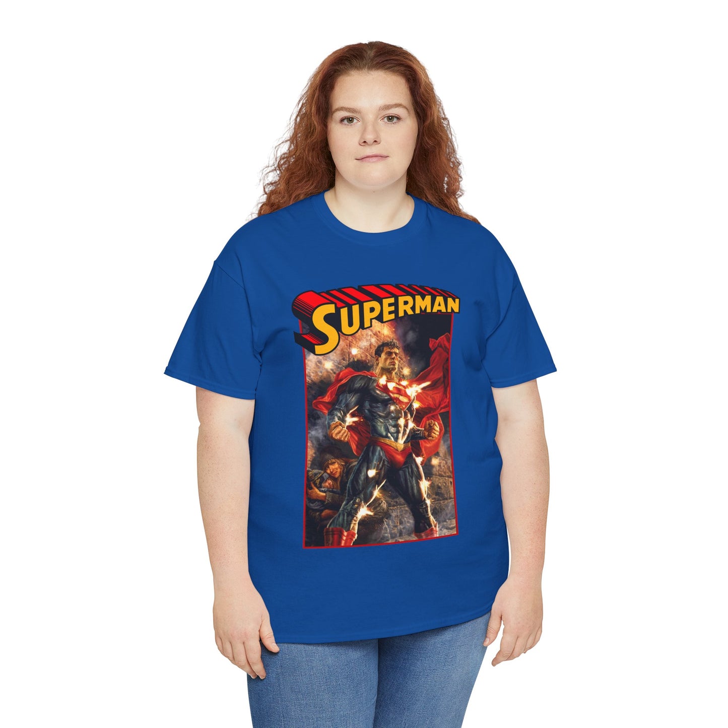 Superman T-Shirt - Lee Bermejo Art - Action Comics Variant Cover - Man of Steel, Metropolis - DC Comics