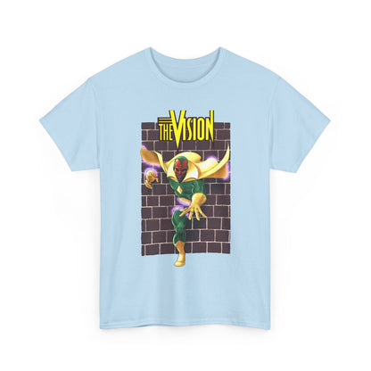 Vision T-Shirt - George Perez Art - Avengers Member - Scarlet Witch Husband - Android - Marvel Comics