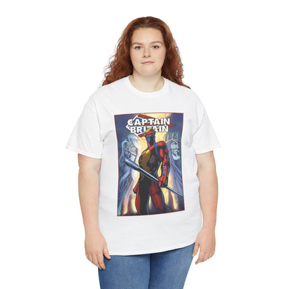 Captain Britain T-Shirt - Alan Davis Art - Excalibur Member - Marvel Comics