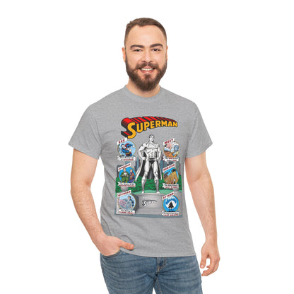 Superman T-Shirt - Curt Swan Art - Whatever Happened to the Man of Tomorrow? - Brainiac, Lex Luthor, Bizarro, Toyman, Daily Planet - Alan Moore Story - DC Comics