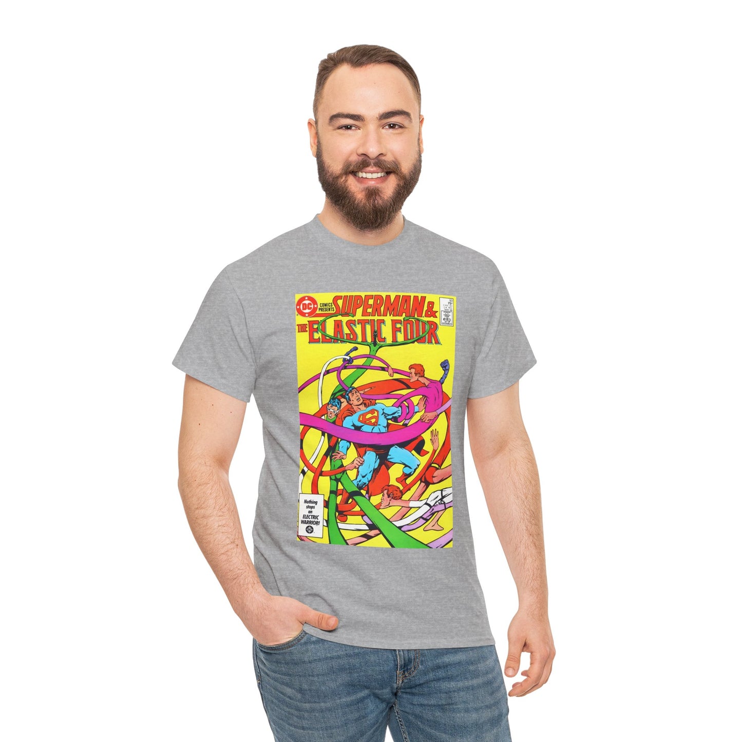 DC Comics Presents #93 T-Shirt - Superman, Plastic Man, Elongated Man, Jimmy Olsen - DC Comics