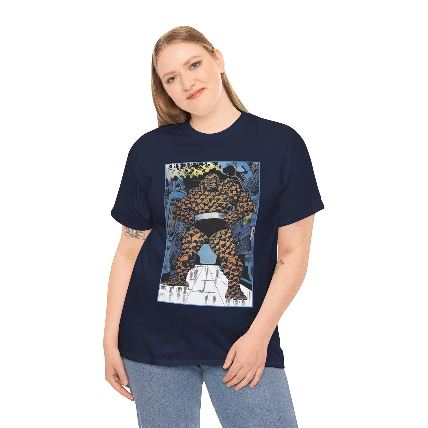 The Thing T-Shirt - Keith Pollard Art - Fantastic Four Pin-Up - Marvel Comics