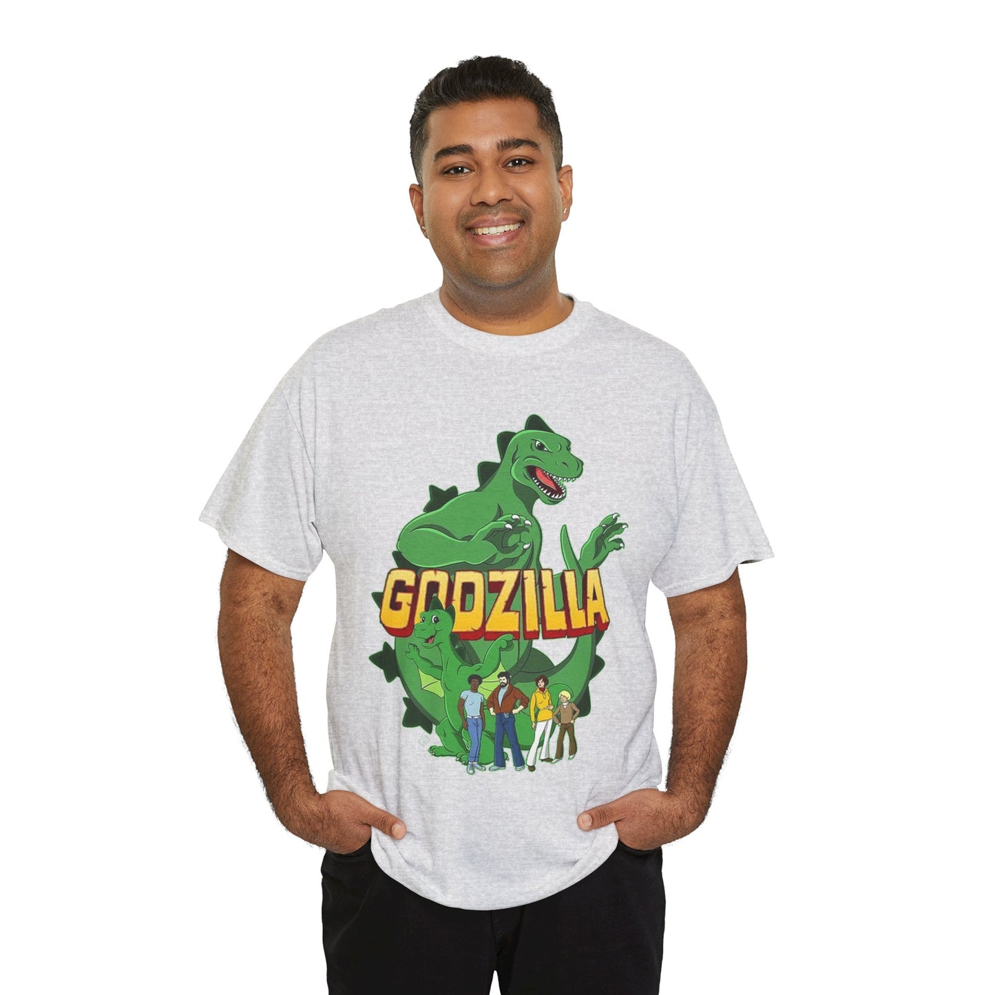 Godzilla T-Shirt - Popular 1970s Hanna-Barbera Cartoon - Godzooky - Retro 70s Animation - Toho - King of the Monsters
