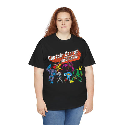 Captain Carrot & the Zoo Crew T-Shirt - 1980s Funny Animal Comic Series - DC Comics
