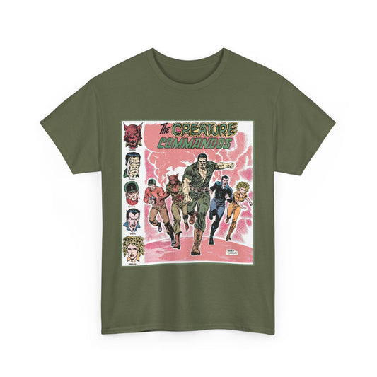 Creature Commandoes T-Shirt - Jerry Ordway Art - Medusa, Velcro, Shrieve - DC Comics Who's Who Art - Inspiration for James Gunn Series