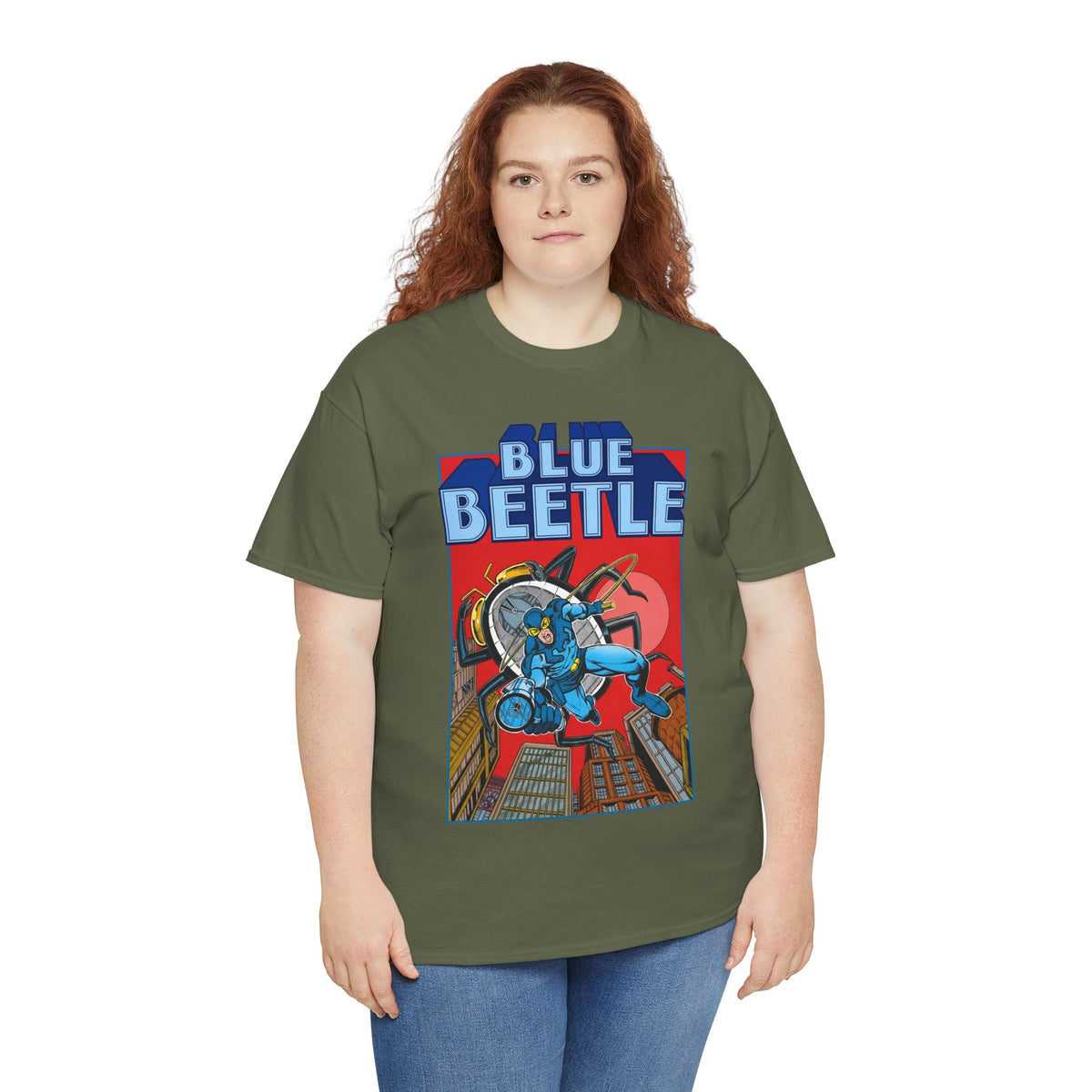 Blue Beetle T-Shirt - Paris Cullins Art - Ted Kord - DC Comics
