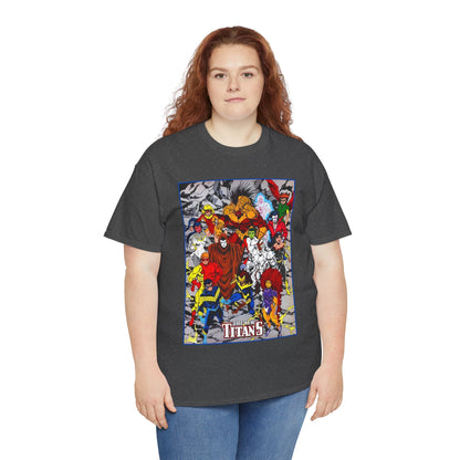 New Titans T-Shirt - Tom Grummett Art - Nightwing, Pantha, Phantasm, Wildebeest, Red Star, Troia - DC Comics
