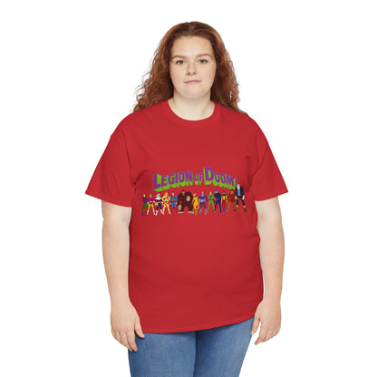 Legion of Doom T-Shirt - Super Friends Villains - Lex Luthor, Giganta, Scarecrow, Grodd, Brainiac, Riddler, Sinestro, Cheetah - Hanna-Barbera Cartoon - Challenge of the Super Friends