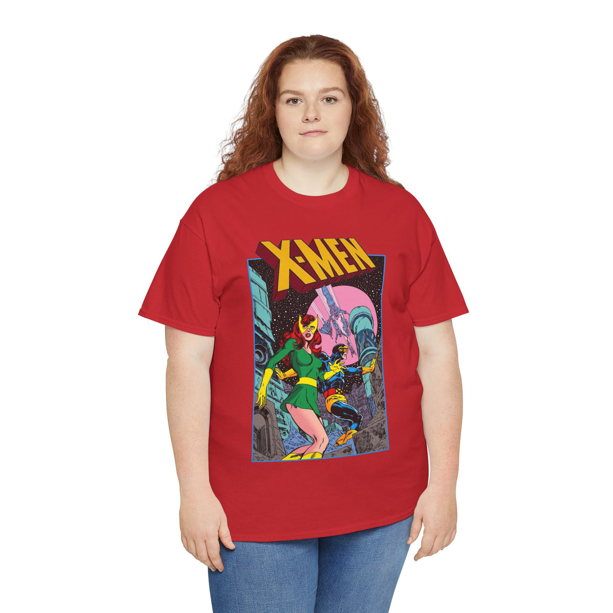 X-Men T-Shirt - John Byrne Art - Cyclops & Jean Grey - Dark Phoenix Saga - Marvel Comics