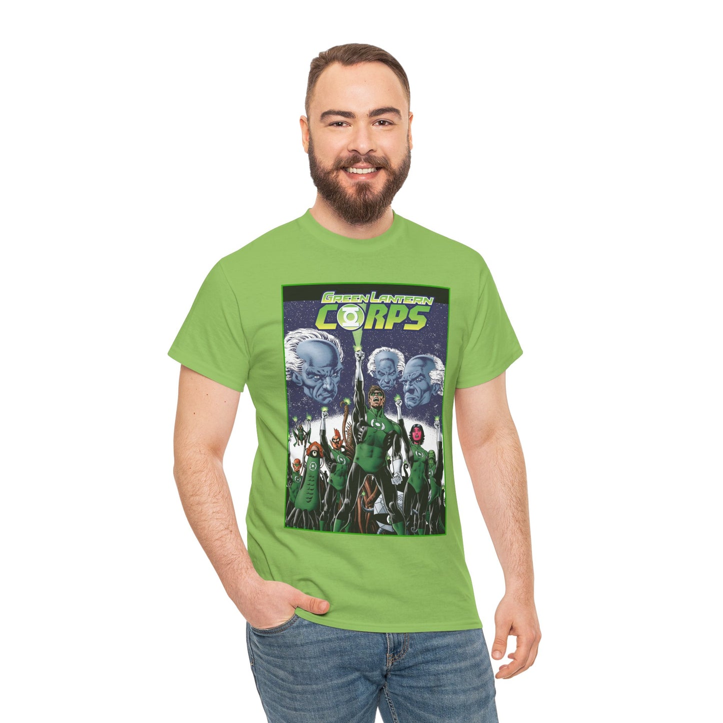 Green Lantern Corps T-Shirt - Hal Jordan, Guardians, Tomar Re, Oa - DC Comics