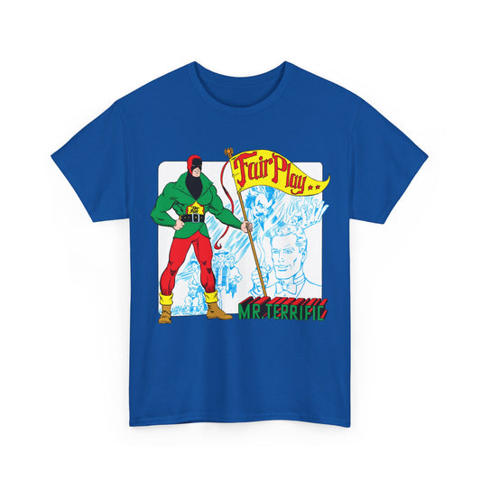 Mr Terrific T-Shirt - Stephen DeStefano Art - Who's Who in the DC Universe Entry - DC Comics