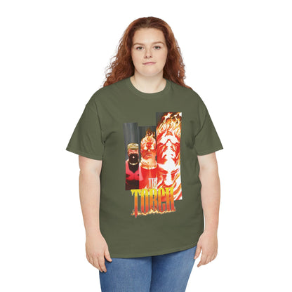 The Torch T-Shirt - Alex Ross Art - Jim Hammond - Golden Age Member of the Invaders - Marvel Comics