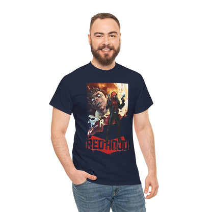 Red Hood T-Shirt - Jim Lee Art - Jason Todd, Batman Sidekick - Gotham Hero - DC Comics
