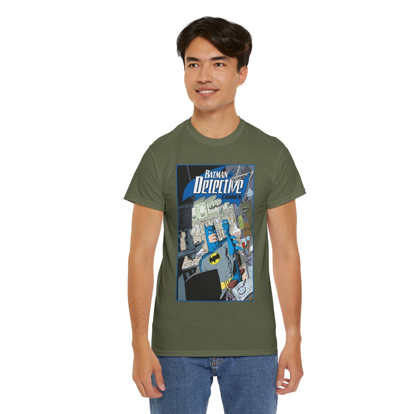 Detective Comics #619 T-Shirt - Norm Breyfogle Art - Batman in His Lab - DC Comics