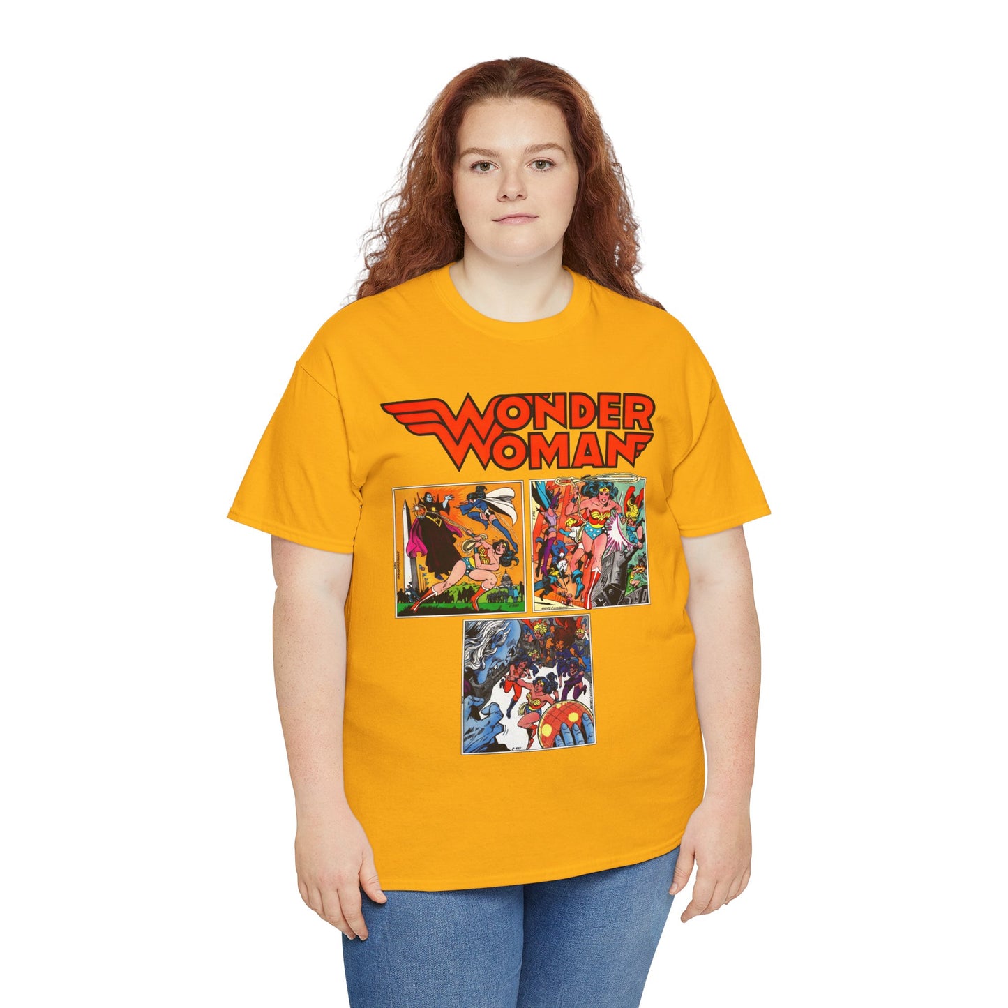 Wonder Woman T-Shirt - Ross Andru & Dick Giordano Art - Judgment in Infinity Story - Zatanna, Supergirl, Huntress, Power Girl, Raven, Wonder Girl, Starfire - DC Comics