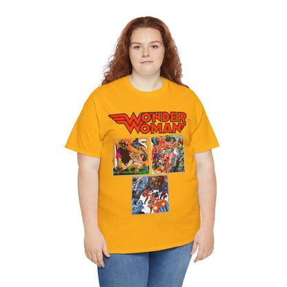Wonder Woman T-Shirt - Ross Andru & Dick Giordano Art - Judgment in Infinity Story - Zatanna, Supergirl, Huntress, Power Girl, Raven, Wonder Girl, Starfire - DC Comics