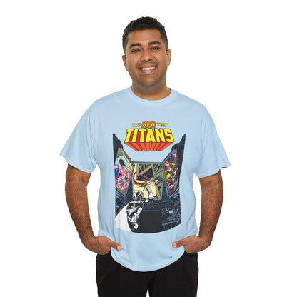 New Teen Titans T-Shirt - George Perez Art - Dr. Light, Titans Tower - DC Comics