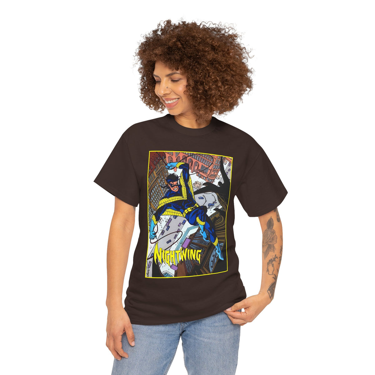Nightwing T-Shirt - José Luis García-López Art - New Teen Titans Leader - DC Comics