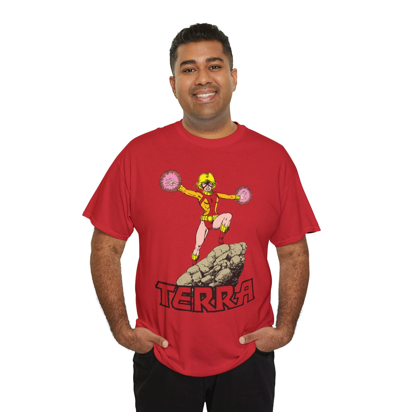 Terra T-Shirt - George Perez Art -  - New Teen Titans & Traitor - Judas Contract - Tara Markov, Sister to Geo-Force - Deathstroke Ally - DC Comics